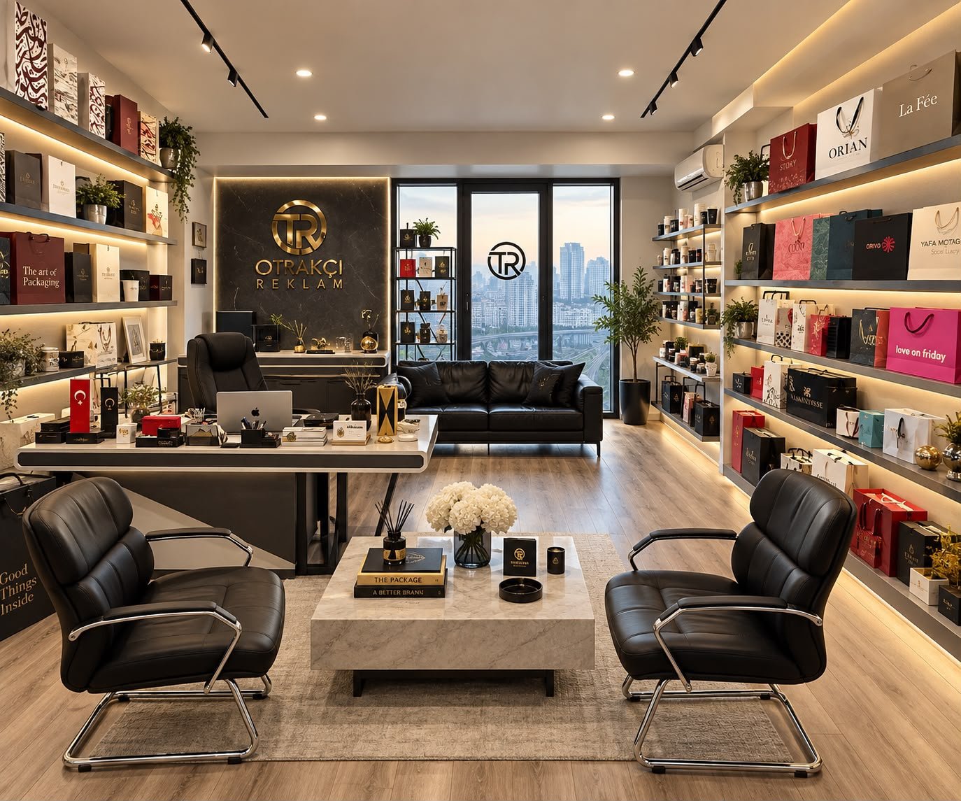 Beylikdüzü İstanbul OTRAKÇI baskı ve reklam showroomu